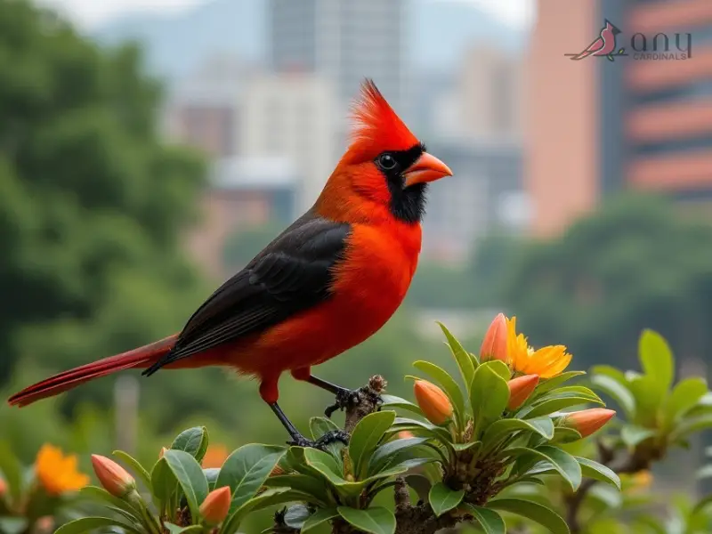 Distribution and Habitat of Red-cowled Cardinal